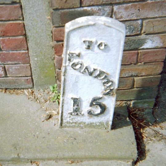 Milestone, Keston, Leaves Green Road, by No 96