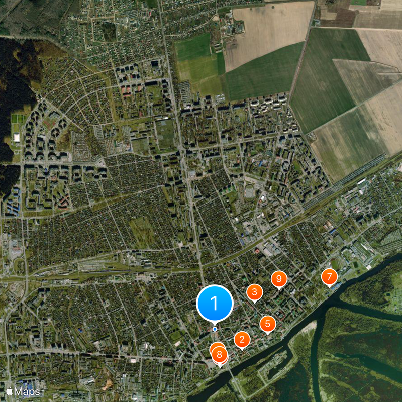 Pinsk Mapa