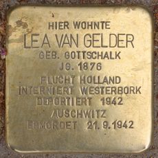 Stolperstein en memoria de Lea van Gelder