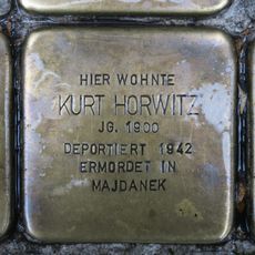 Stolperstein à la mémoire de Kurt Horwitz