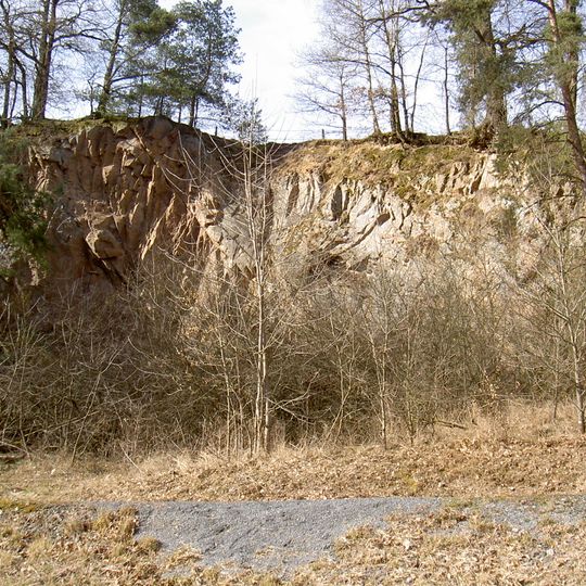 Felswand am Kolm NE von Oberwarnbach