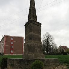 Holy Trinity column in Libuň