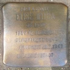 Stolperstein dedicated to Elise Wilda
