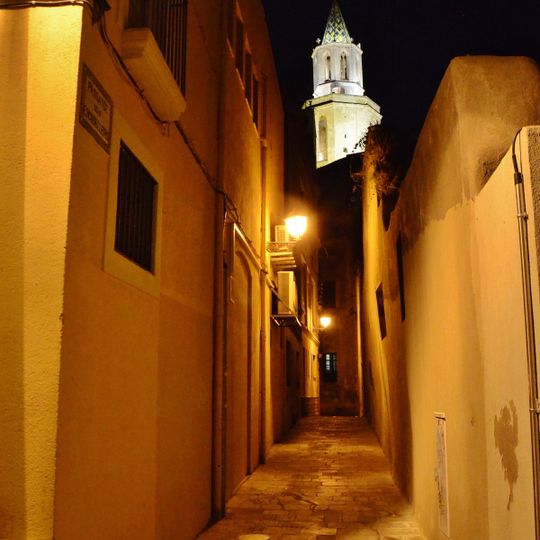 Carrers a l'entorn de Santa Maria