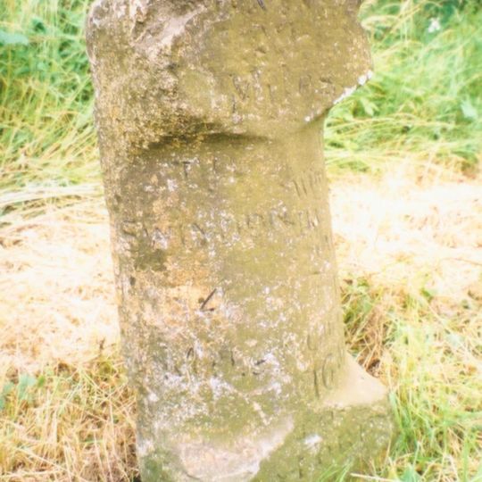 Milestone Near Spittleborough Farm, At Ngr Su 095828