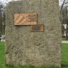 Pomník osvobození na Masarykově náměstí v Aši