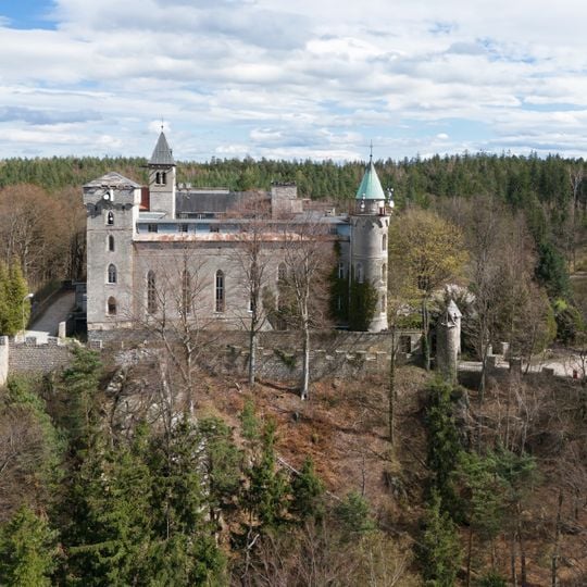 Leśna castle in Szczytna