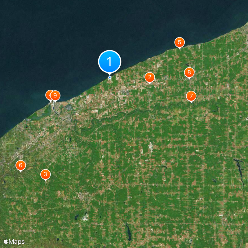 Perry Nuclear Generating Station Map