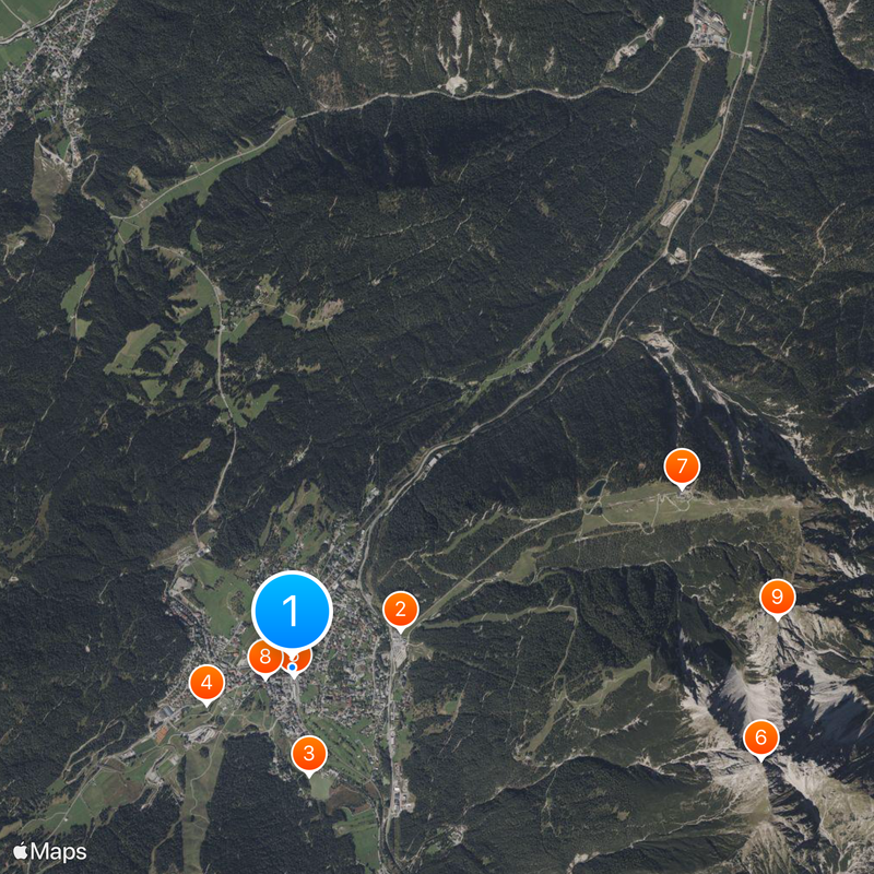 Seefeld in Tirol Mappa
