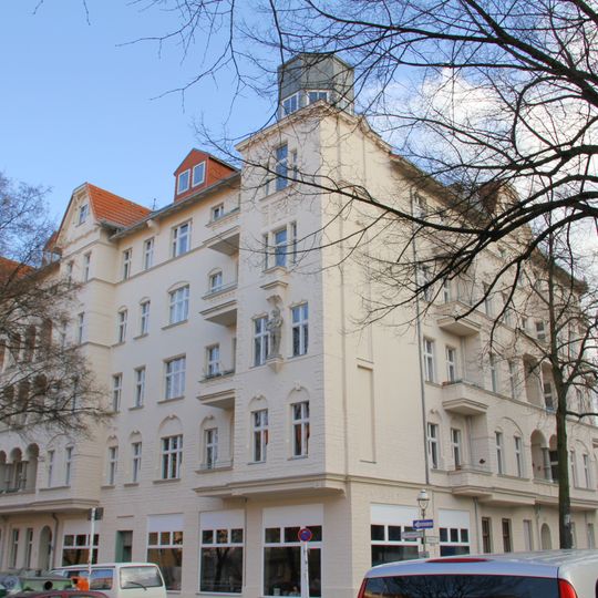 Boddinstraße 42–43, Mainzer Straße 36