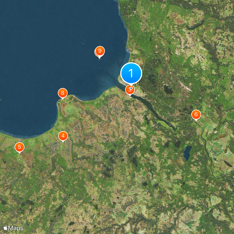 Onega Map