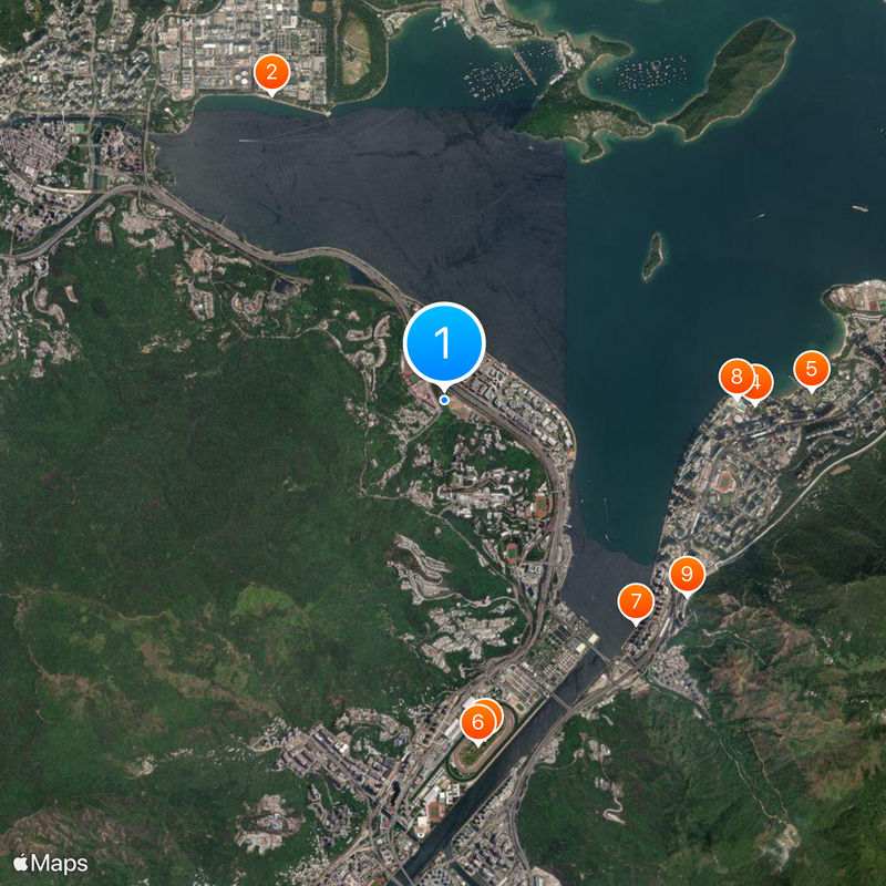 Pak Shek Kok Map