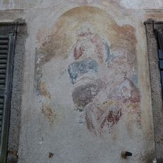 Mural, obra de arte, iglesia de culto católico