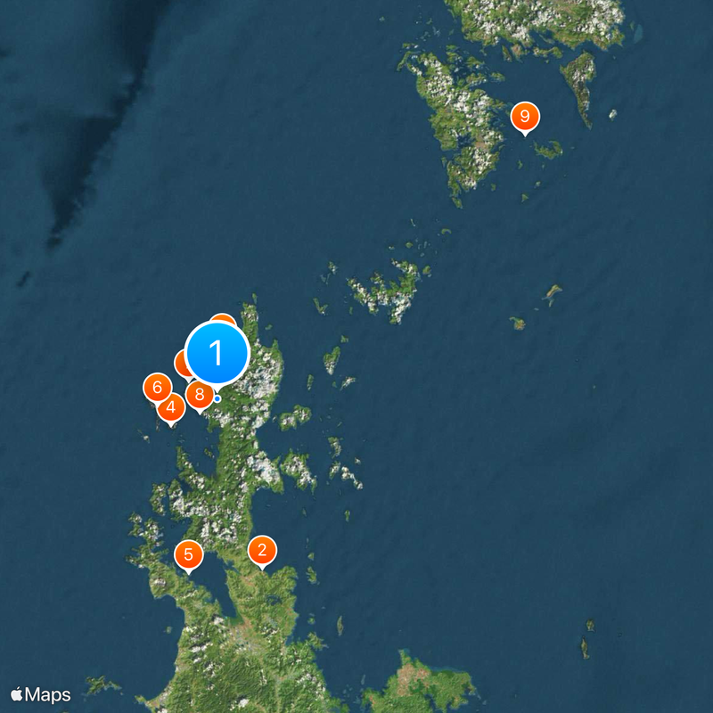 El Nido Airport Map