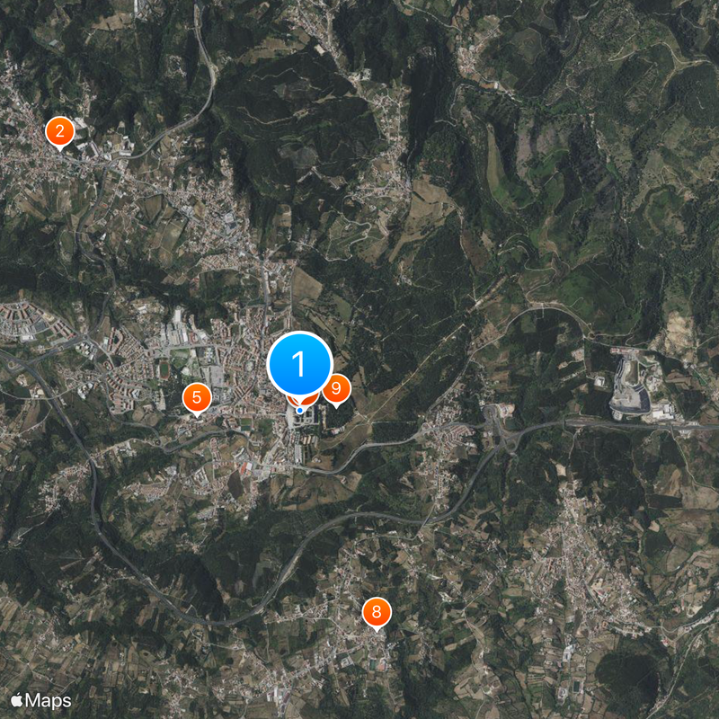 Palacio Nacional de Mafra Mapa