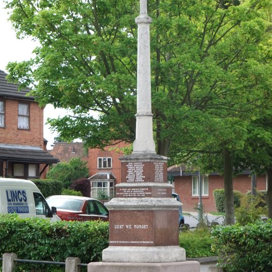 Bracebridge War Memorial, Lincolnshire
