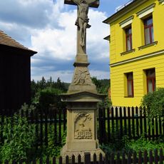 Stone cross in Liberk