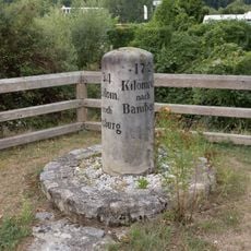 Kilometerstein 0 KM in Kelheim