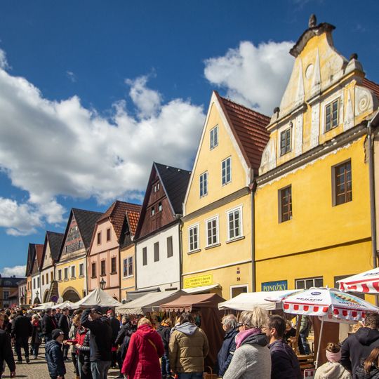 Štítové domy v Úštěku