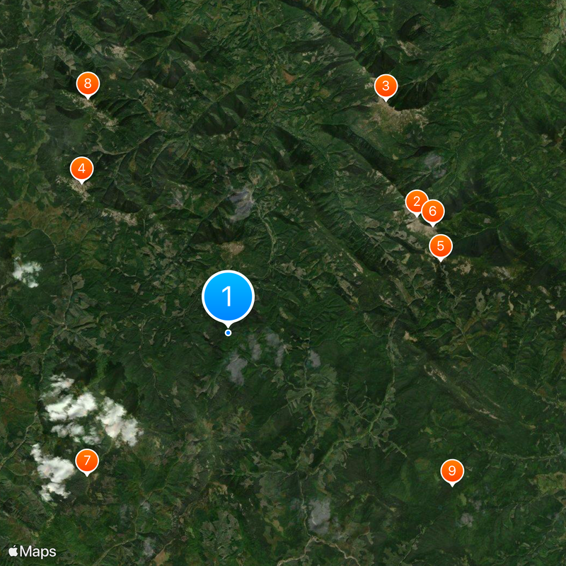 Ukrainian Carpathians Map