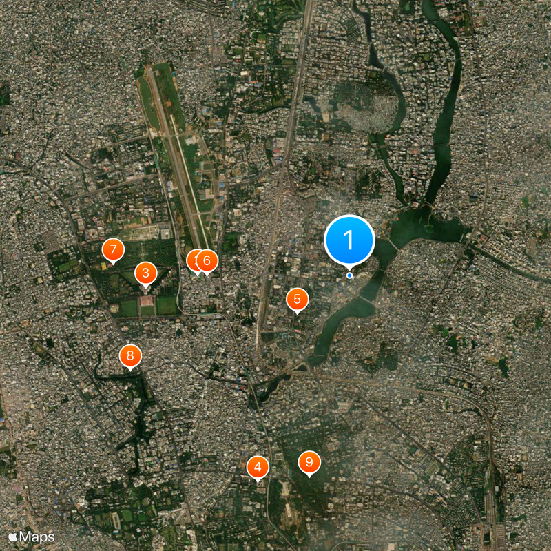 Ahsanullah University of Science and Technology Map