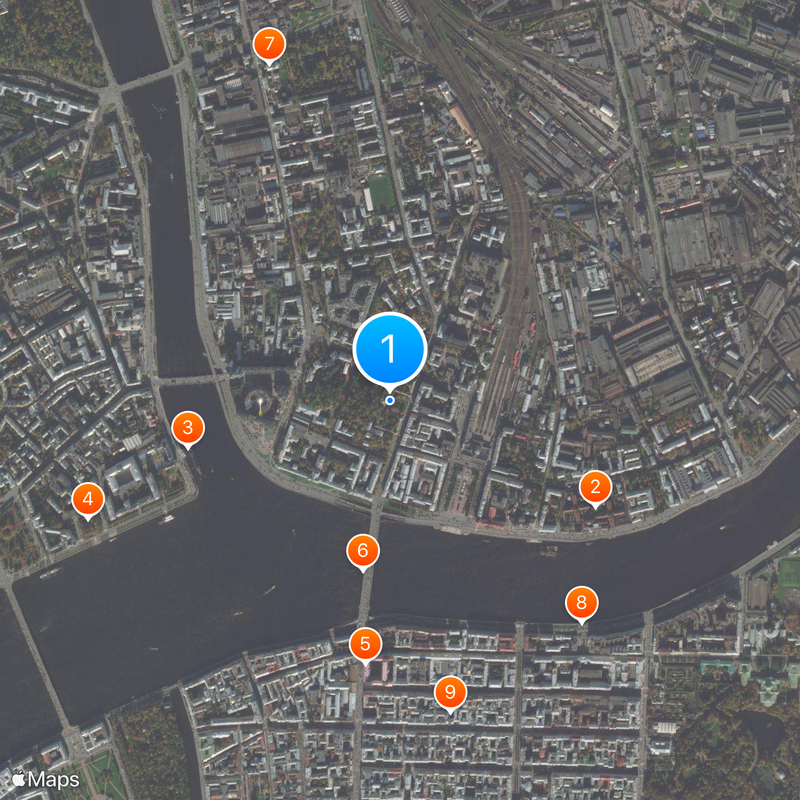 S. M. Kirov Military Medical Academy Map