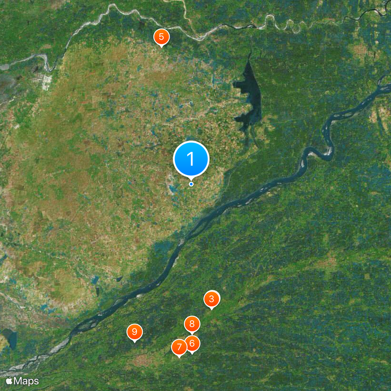 Gangaikonda Cholapuram temple Kaart