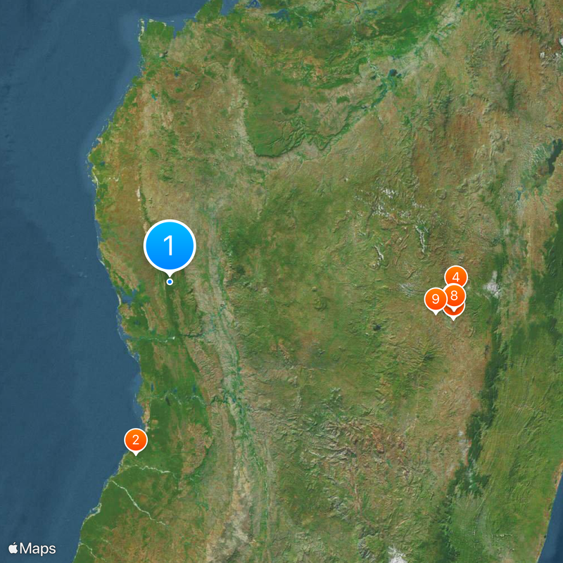 Tsingy de Bemaraha Strict Nature Reserve Map
