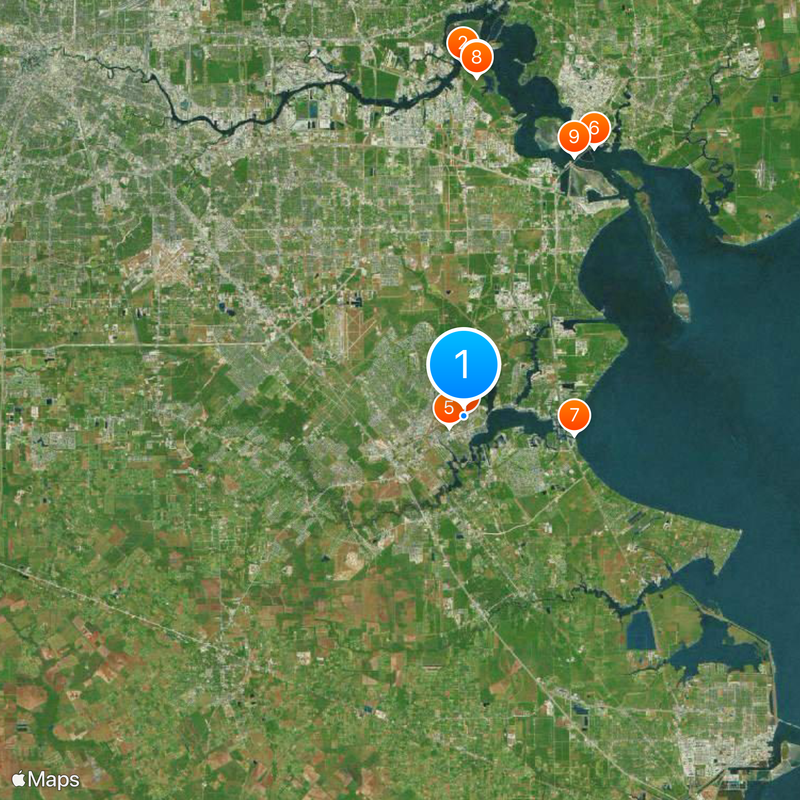 Lyndon B. Johnson Space Center Map