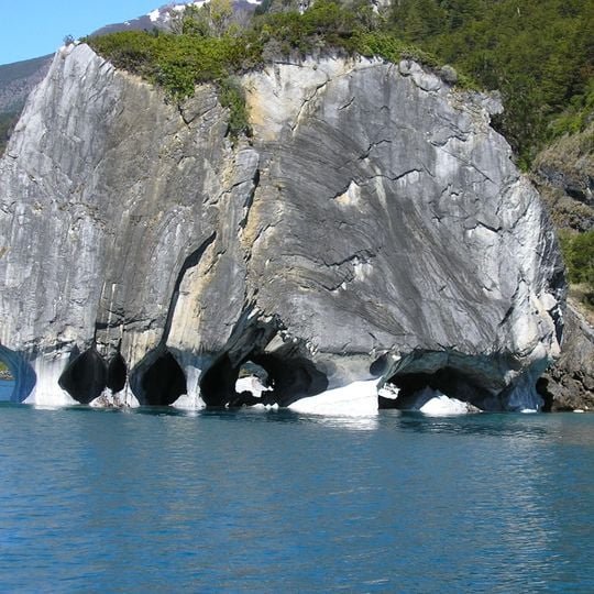 Marmurowe Jaskinie w Chile