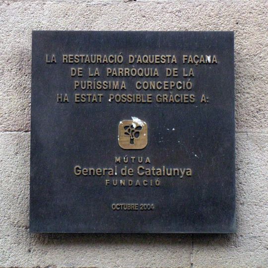 Restauració parròquia Puríssima Concepció