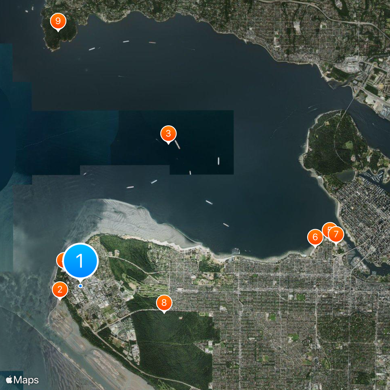 University of British Columbia Map