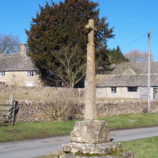 Cross and well at Condicote 65m south west of St Nicholas's Church