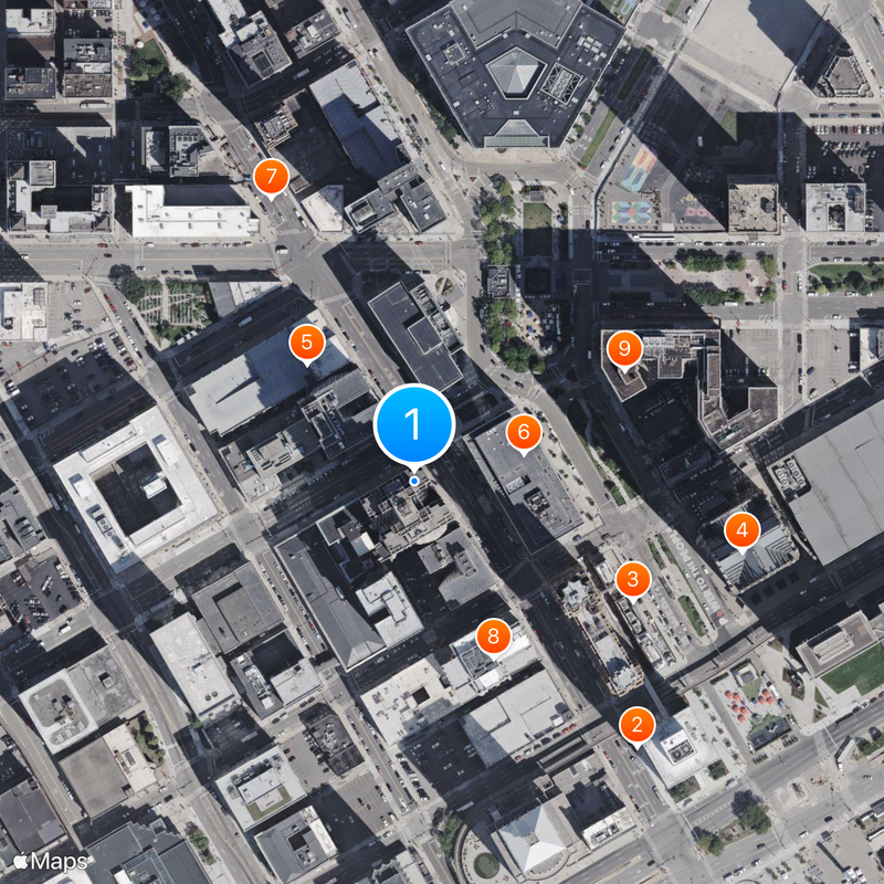 Penobscot Building Mapa