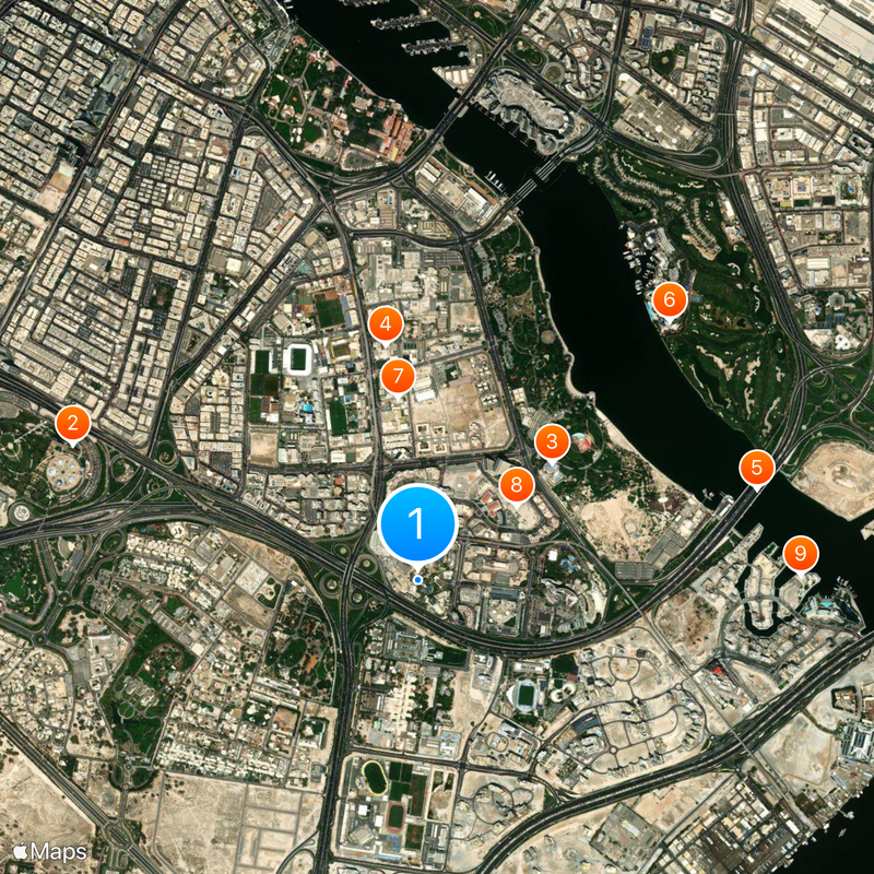 Wafi Mall Map
