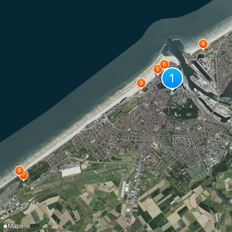 Ostend Map