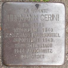 Stolperstein dedicated to Hermann Cerini