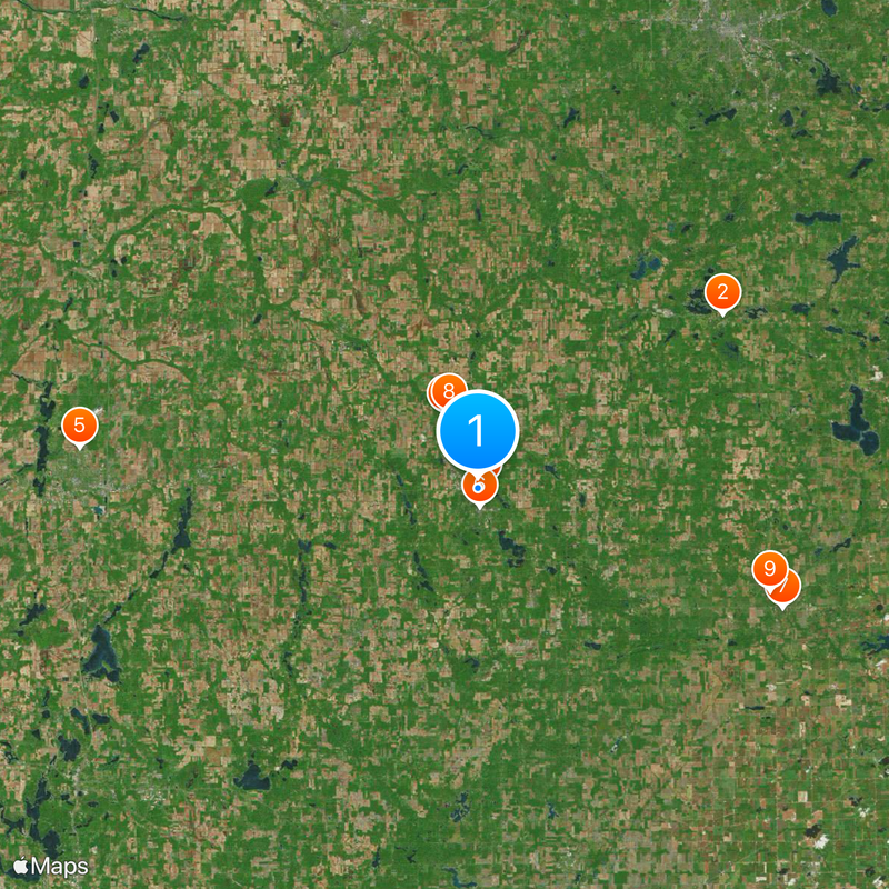 Hillsdale College Map