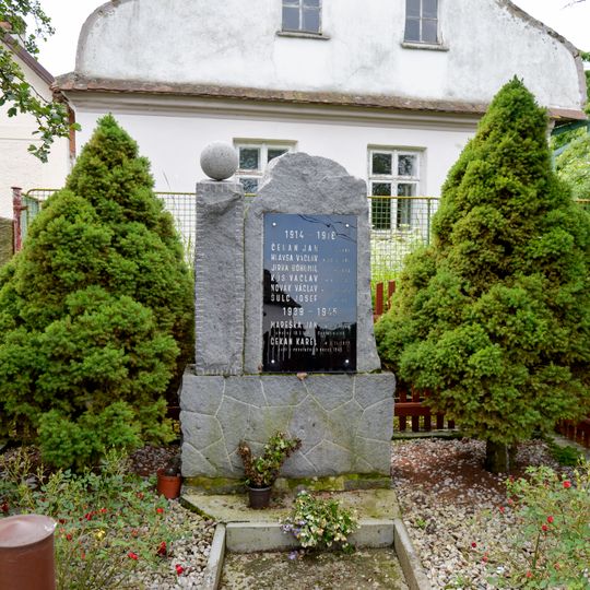 World War I memorial in Maňovice