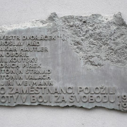 Oběti okupace zaměstnanců banky Slavia