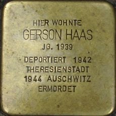 Stolperstein à la mémoire de Gerson Haas