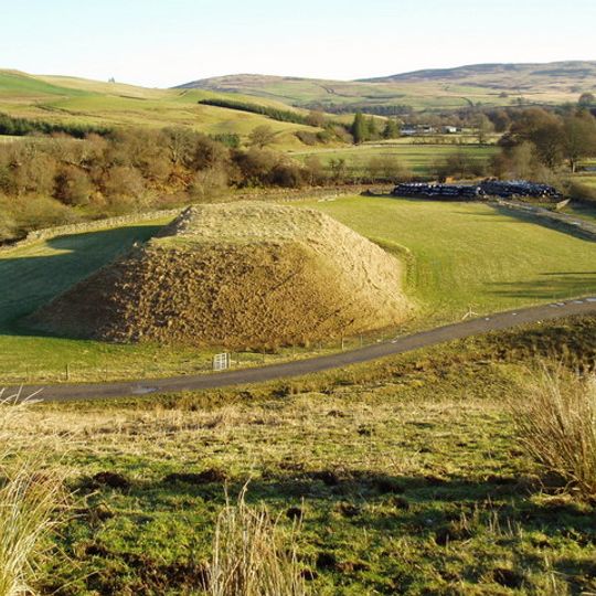 Lochrinnie Mote,motte 250m WNW of Craigmuie Lodge