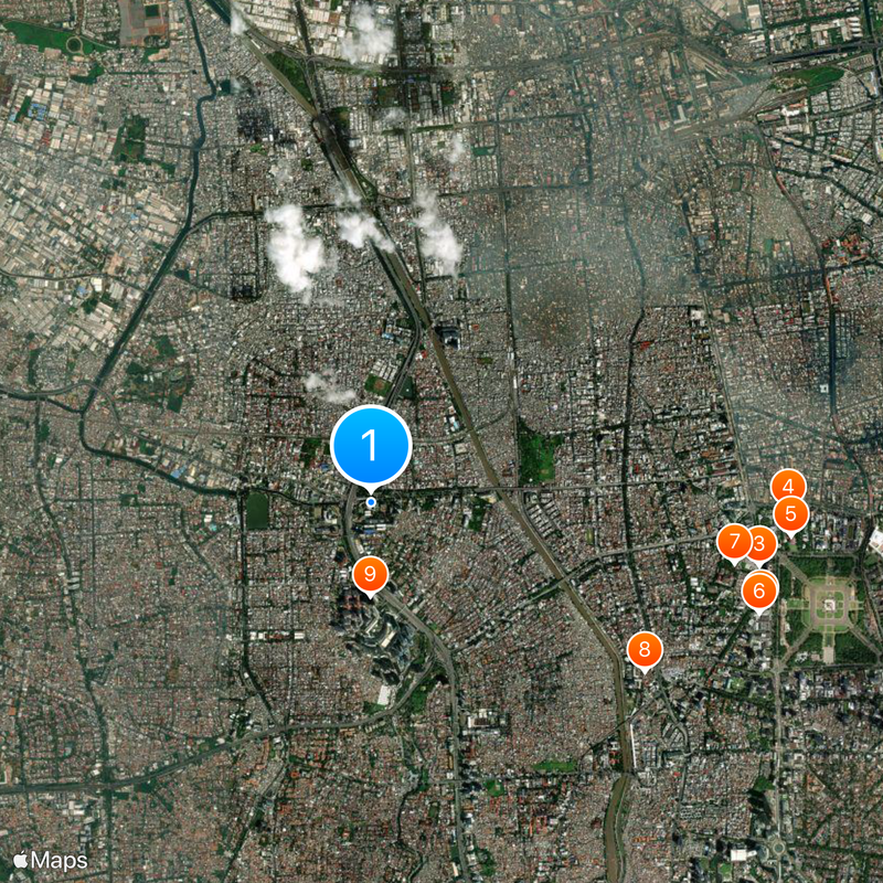 Trisakti University Map