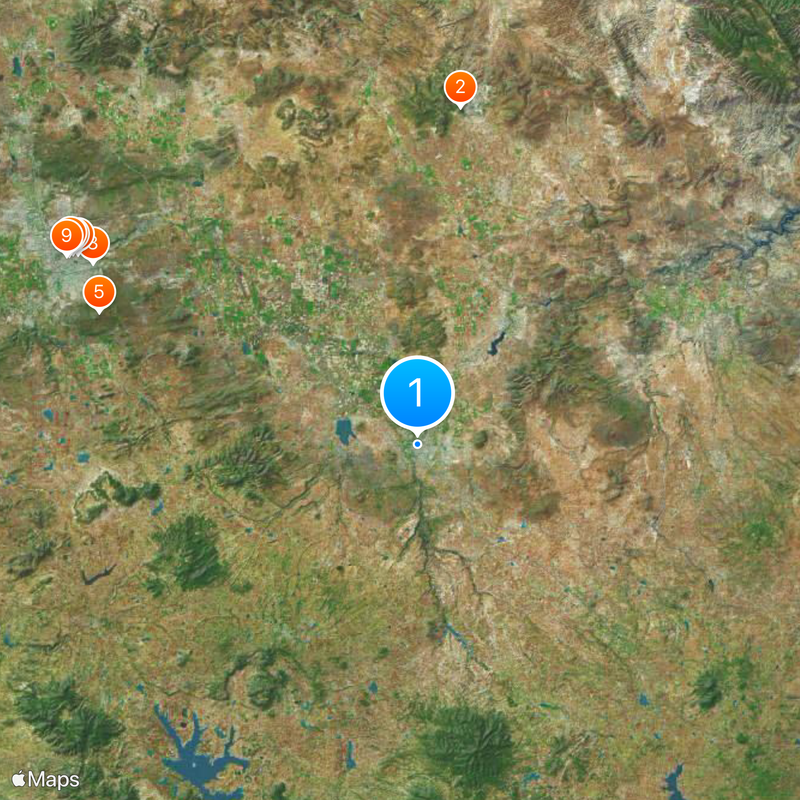 San Juan del Río Map