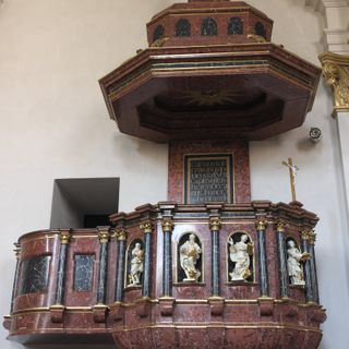 Pulpit of St. Nikolaus (Immenstadt im Allgäu)