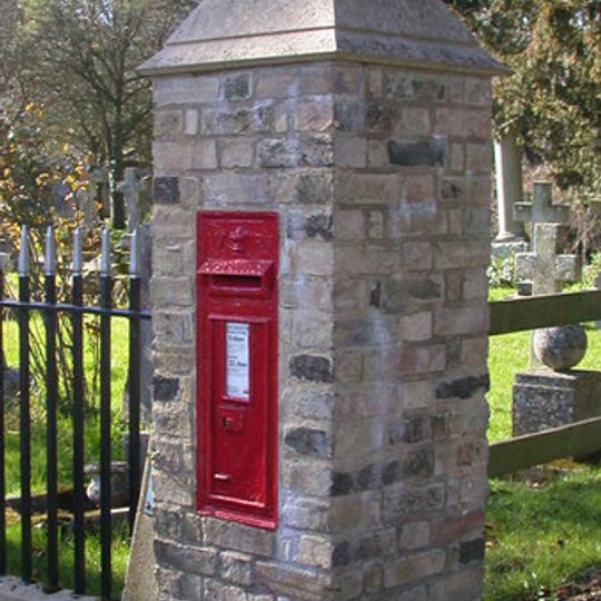 VR letterbox, Harston Church