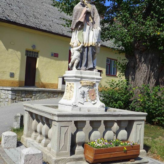 Statue of John of Nepomuk in Budíškovice