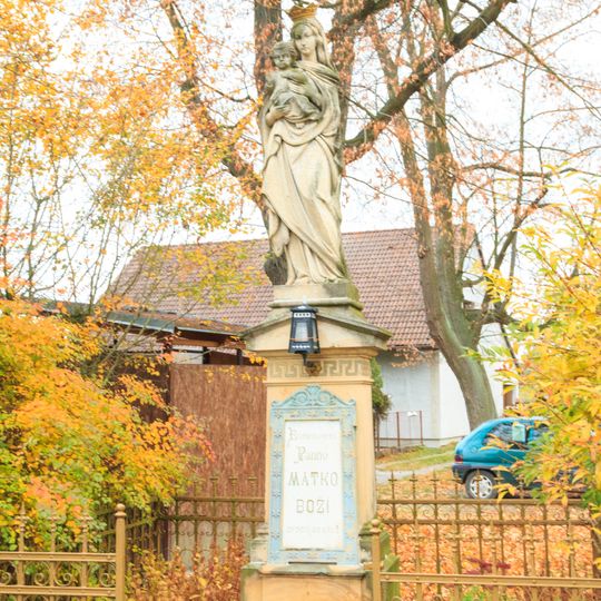 Socha Panny Marie v Byzhradci
