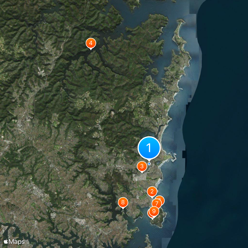 Northern Beaches Map