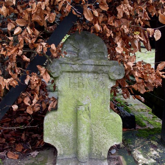 Grenspaal Velserhoofdlaan